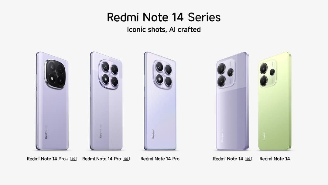 Xiaomi Redmi Note 14 series comparison: all differences explained